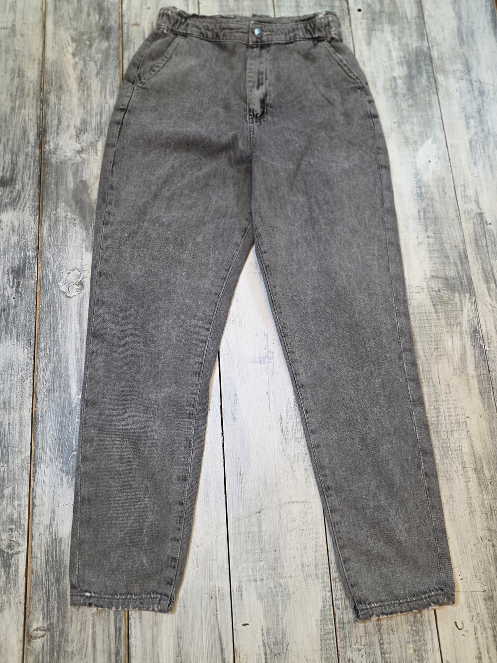 KanCan Signature Mens Washed Gray Relaxed Ultra High Rise 90s Slouch Jeans sz 27